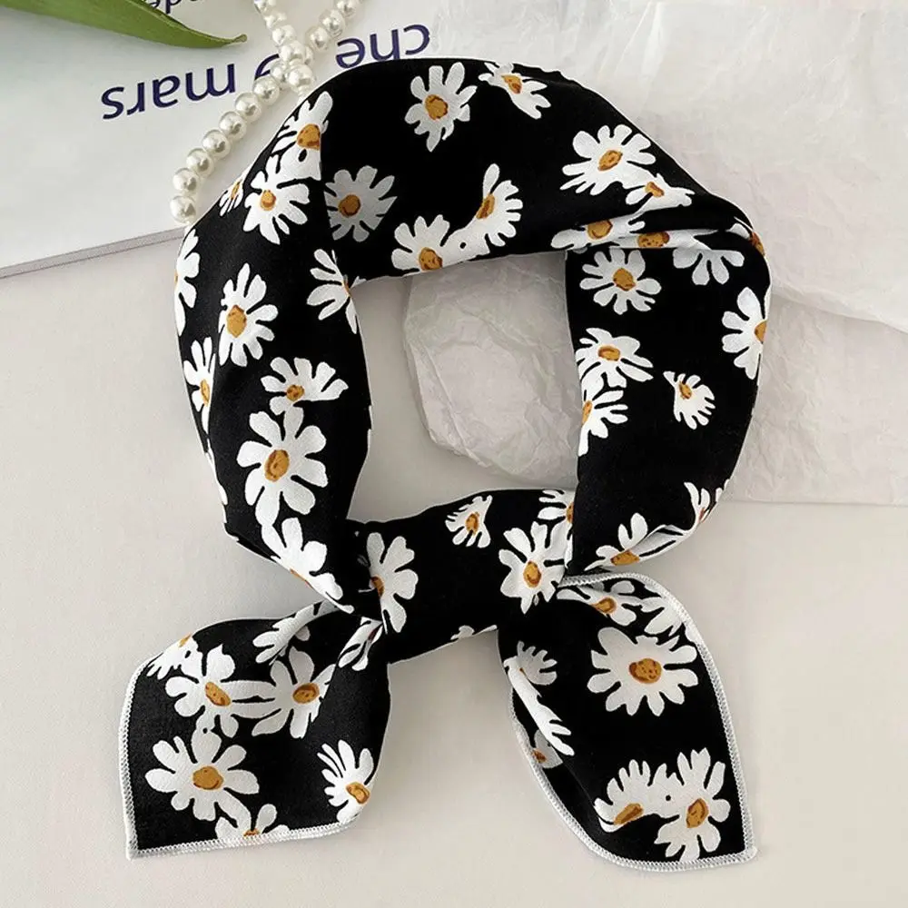 الرجعية 70*70 سنتيمتر وشاح الشعر القطن الكتان أنماط متعددة العصابات الشعر الشمس حماية مربع الحجاب النساء #6