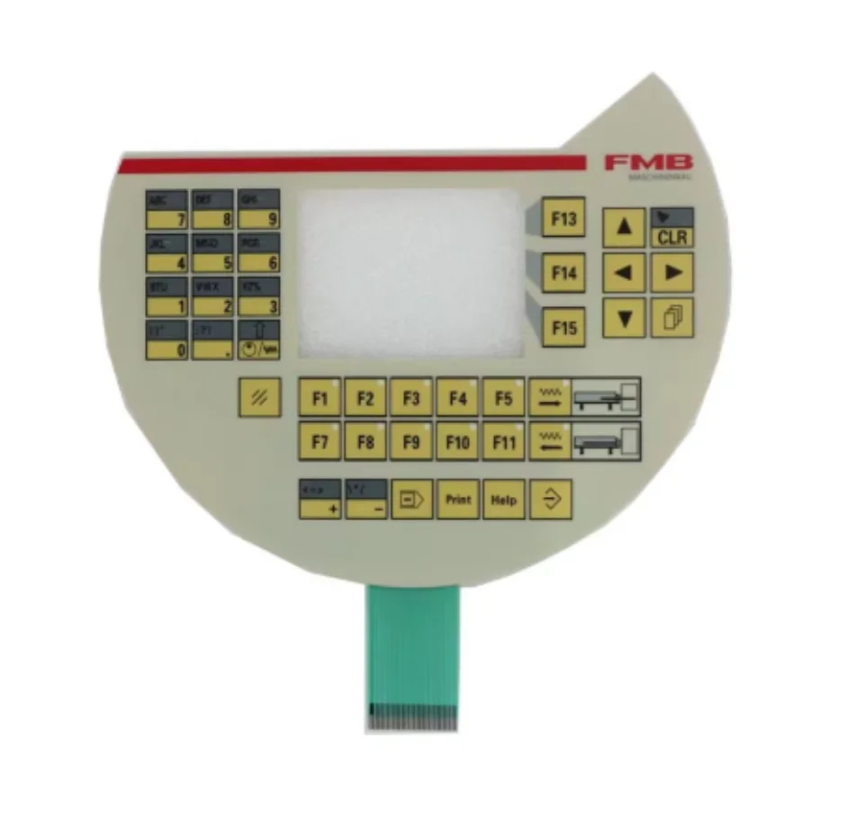 Membrane Keypad Keyboard Switch for VCH08.1EKB-064ET-A1D-064-ES-E3-PW Membrane Button Keyboard