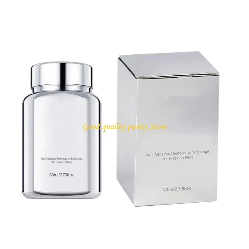 M4YA ポータブルサロン品質ネイル接着剤スポンジアプリケーター asy マニキュアに適した