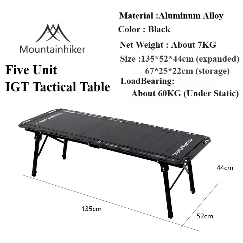 Mountainhiker 屋外キャンプ IGT テーブル 5 ユニットテーブル