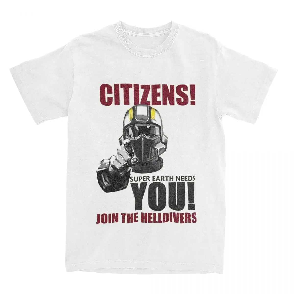 Short Sleeve Malevelon Creek T Shirts O Neck Clothing Men's T-Shirts Join Your Comrades Helldivers Amazing 100% Cotton Tee Shirt