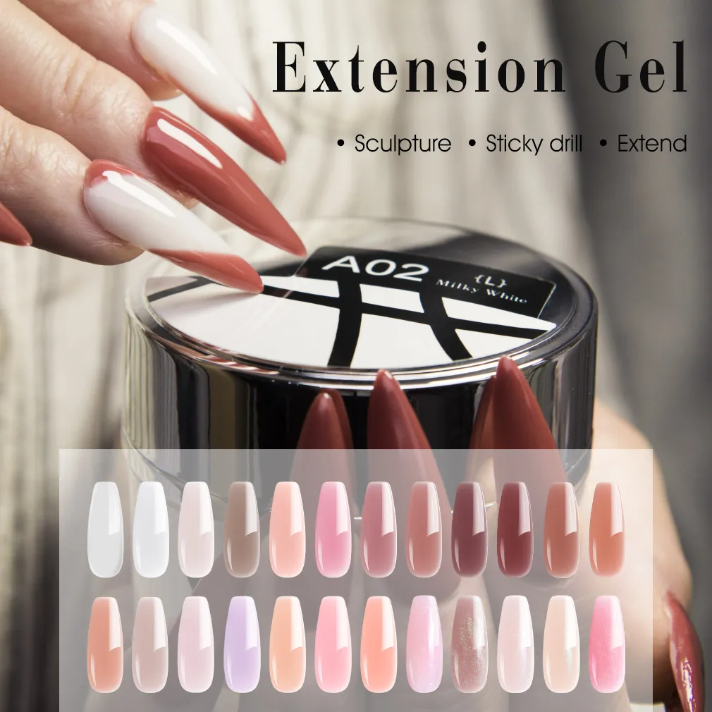 VENALISA Jelly Gel 50 ml Pink Nude Collection Nicht brennendes Hartgel Soak Off UV LED Soft Extension Builder Nagelgel Nagelmaniküre – Detail 10
