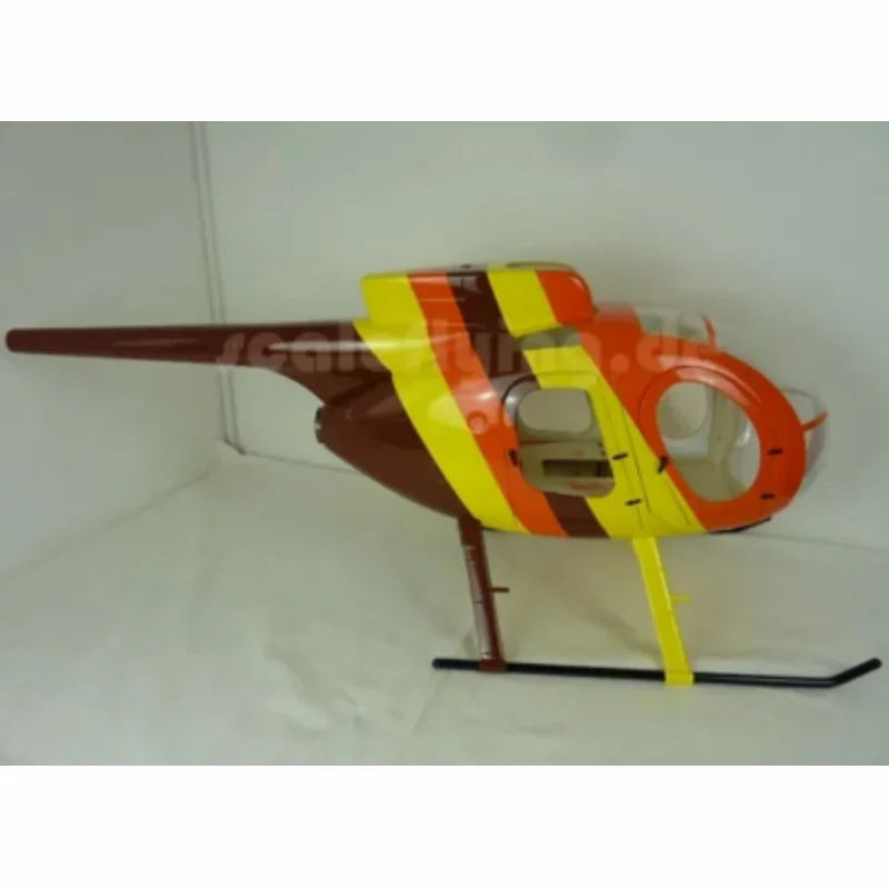 500 Size MD500D Scale Helicopter Fuselage Glassfiber  RC Helicopter Shell