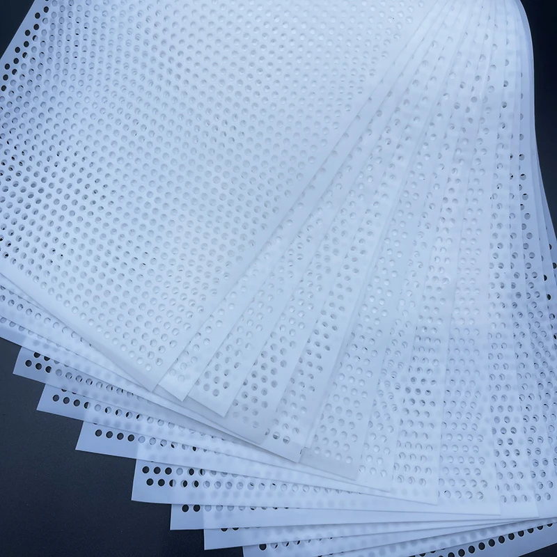 

PTFE printing and dyeing filter orifice PTFE printing and dyeing filter PTFE mesh sieve plate 160mm X 450mm 1 Piece