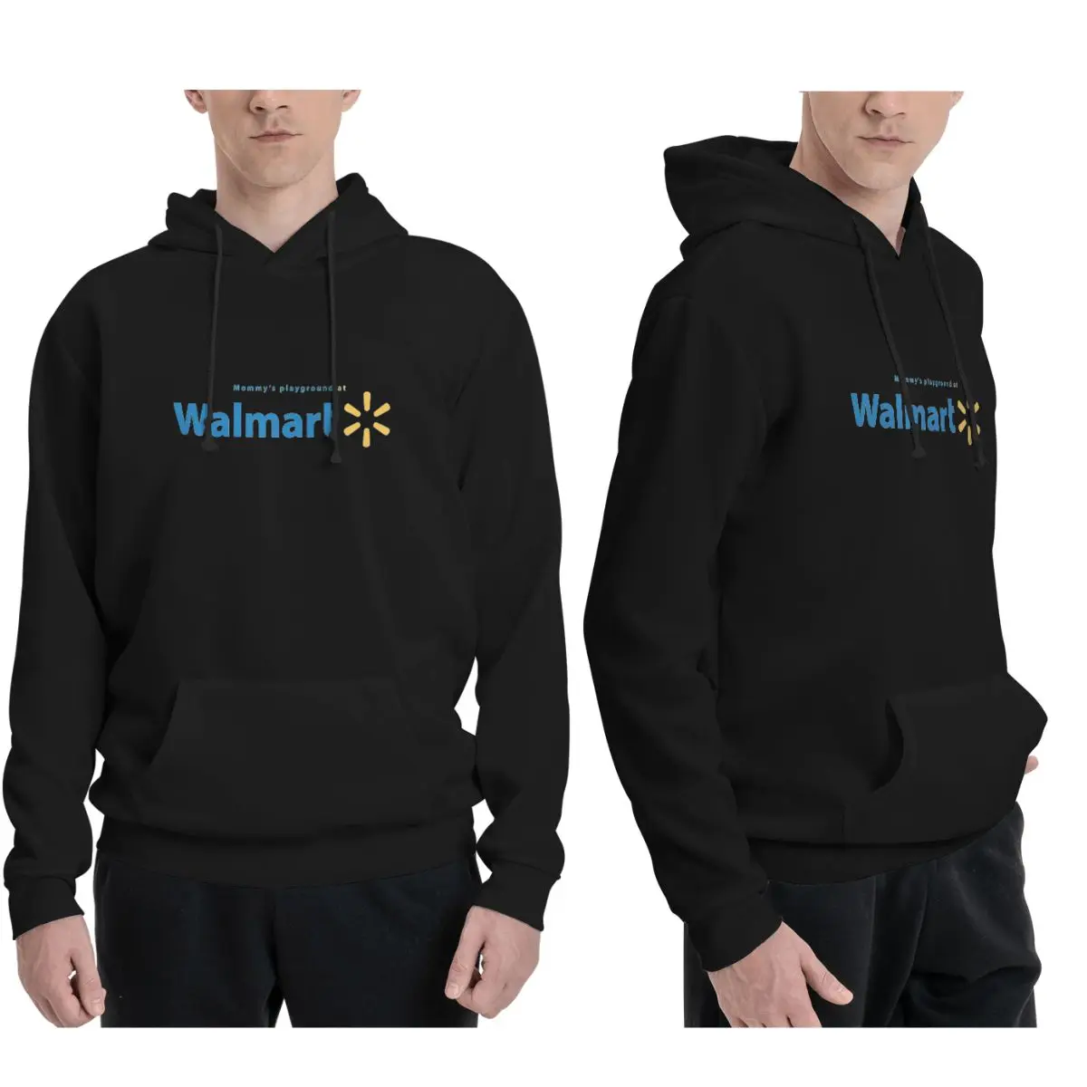 Walmart sudaderas con capucha hombres mujeres Casual pulóver sudadera moda manga larga ropa de calle Otoño Invierno