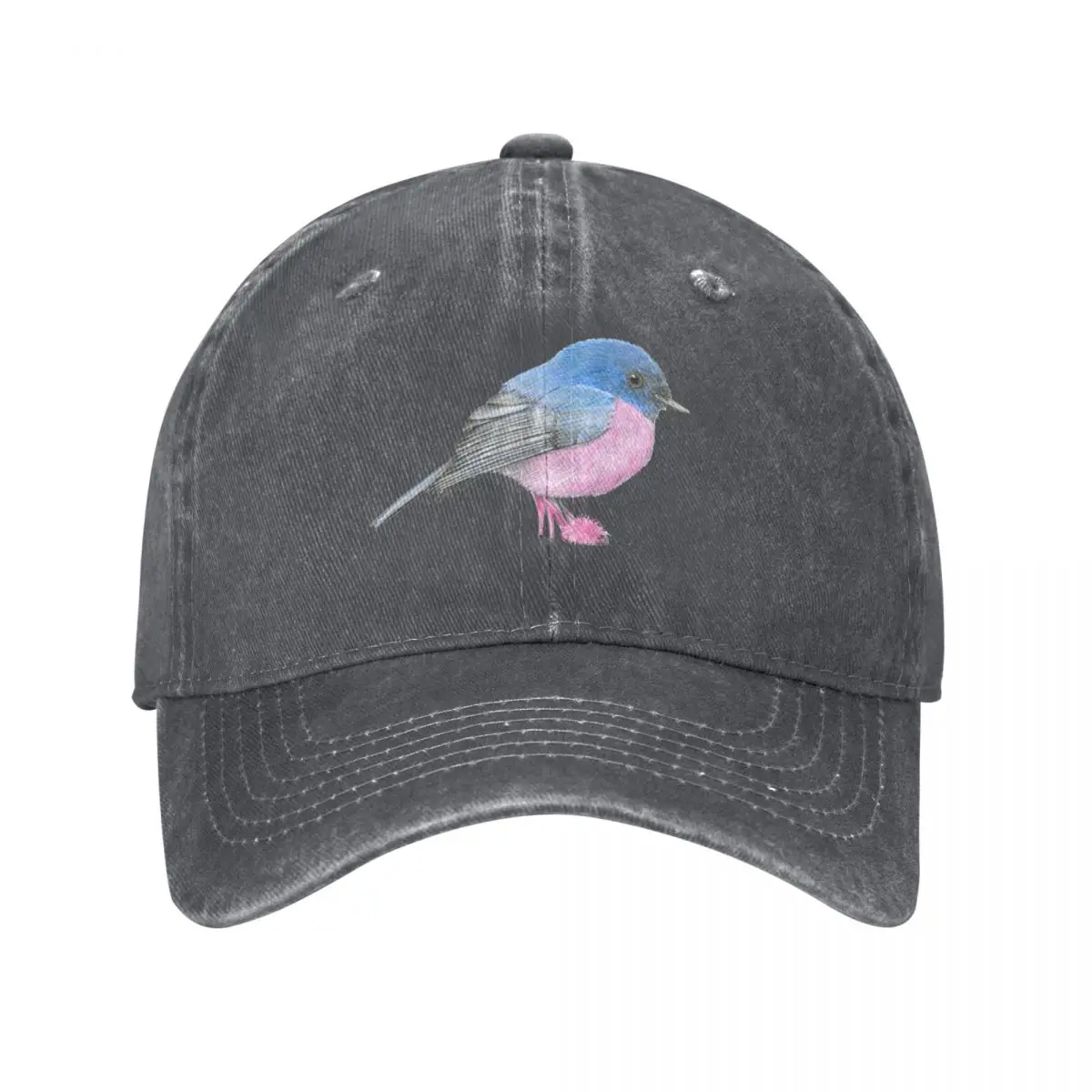 Pink Robin in Marabou Slippers Baseball Cap New In Hat New In The Hat Woman Hats Men's