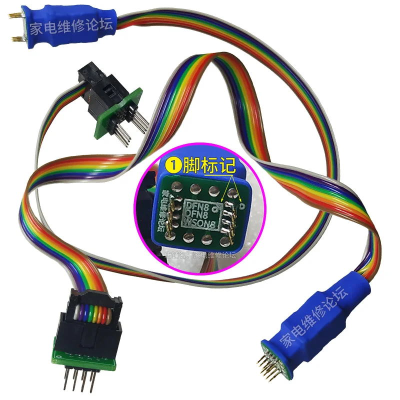 DFN8 QFN8 WSON8 Chip Probe Wire Reading and Writing Burning Needle 1.27 6x8mm 5x6mm Test Probe