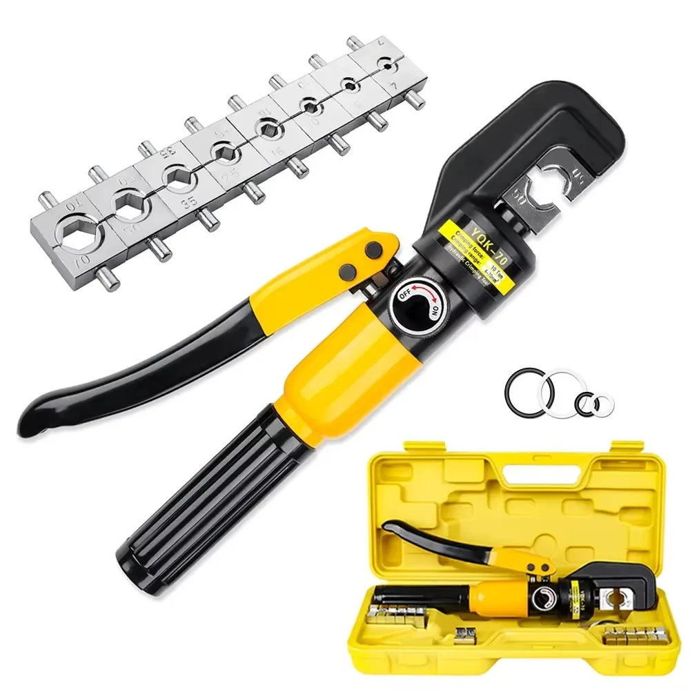 Manual hydraulic pliers hydraulic fixtures household hydraulic crimping tools DIY cable terminal clamps crimping pliers