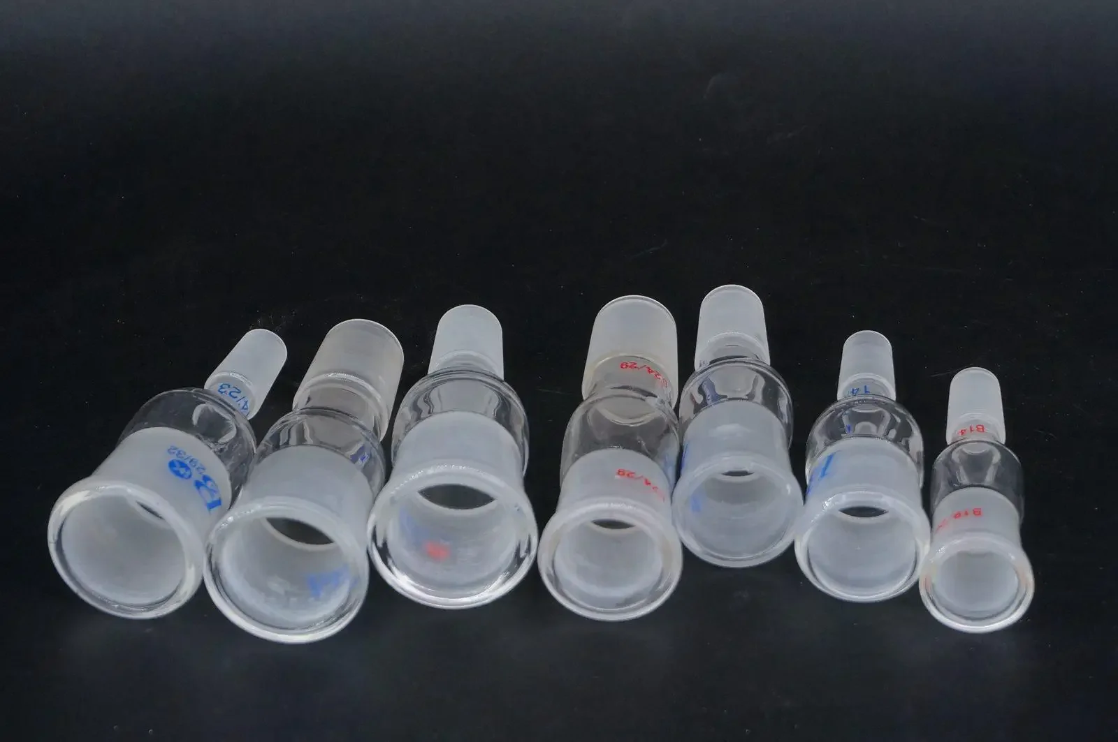 #10 #24 #34 #40 Female to #14 #19 #24 #40 #50 Male Joint Lab Glass Reducing Transfer Adapter