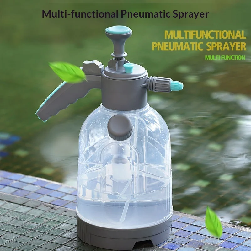 Air Pressure Watering Spray Kettle, Spray Pot, Gardening Watering,  with Its Own Measuring Cup Plant Water