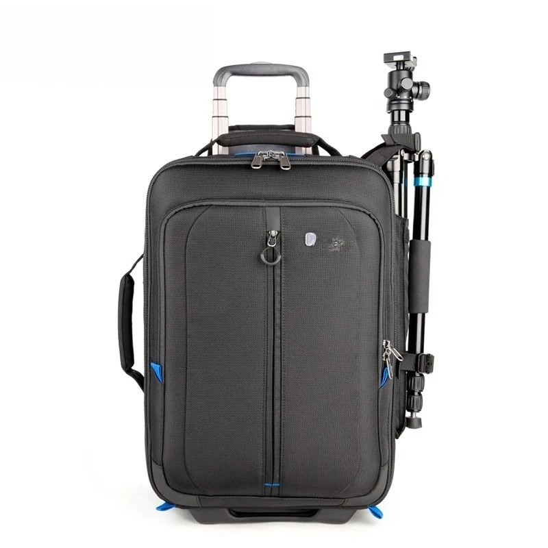 

2000 SLR Large Capacity Photography Case Double Shoulder Camera Bag Shockproof Travel Trailer Case Multi-machine Multi-lens