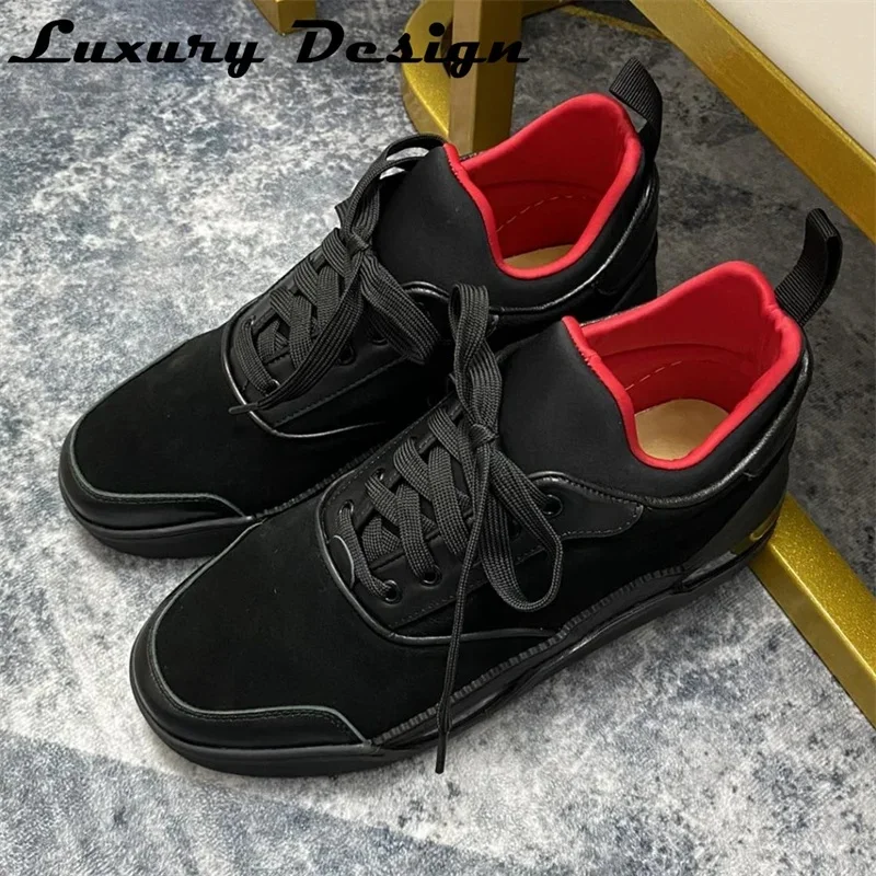 Luxury Brand Designer Chunky Sneakers Men Genuine Leather Thick Bottom Casual Shoes Platform Dad Shoes Women and Men Trainers