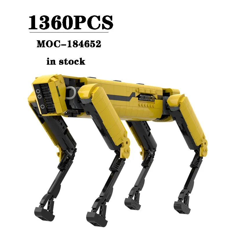 

MOC-184652 Spot Robot Construction and Assembly Instructions Building Blocks 1360pcs Adult Birthday Toys Children Christmas Gift