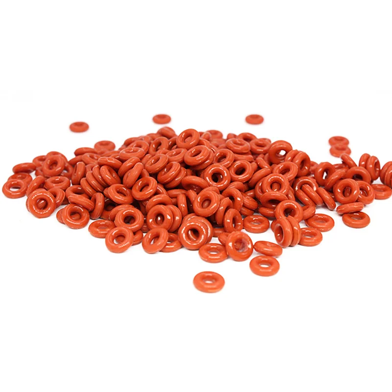 50Pcs Silicone Red …