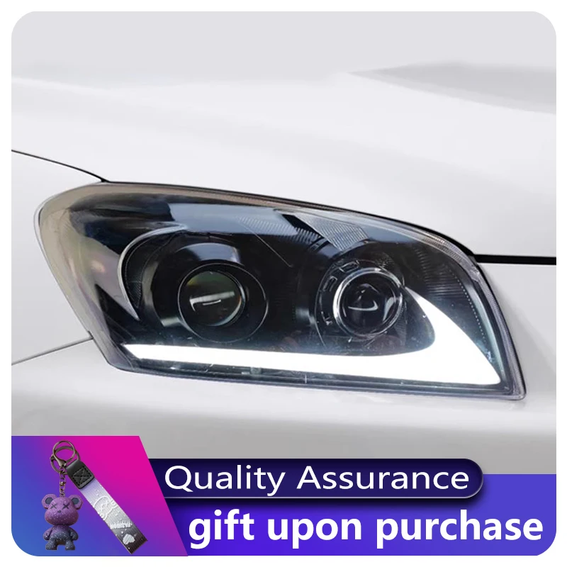 Powerful Headlights for Cars Toyota RAV4 2009-2012 Front Lamp Projector Lens DRL LED Turn Signal Car Accessories