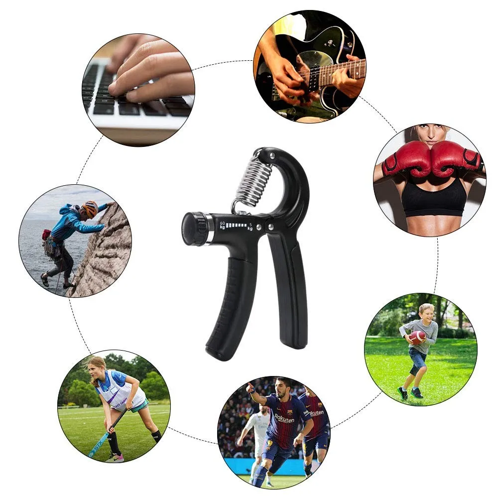 5-60kg Adjustable Hand Grip Strengthener Heavy Gripper Fitness Hand Exerciser Grip Wrist Training Wholesale of Multiple Colors