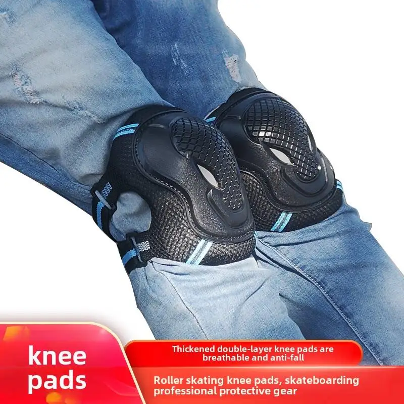 

Profional Children's And Adults' Cycling Knee And Elbow Pads Roller Skating Protection for Skateboards Large Medium Size F...