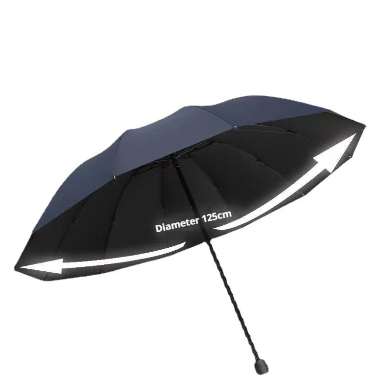 Super Large Folding Umbrella Men Womens Windproof Umbrellas Fold Business Sun Rain Umbrella Travel Whole Family Umbrellas