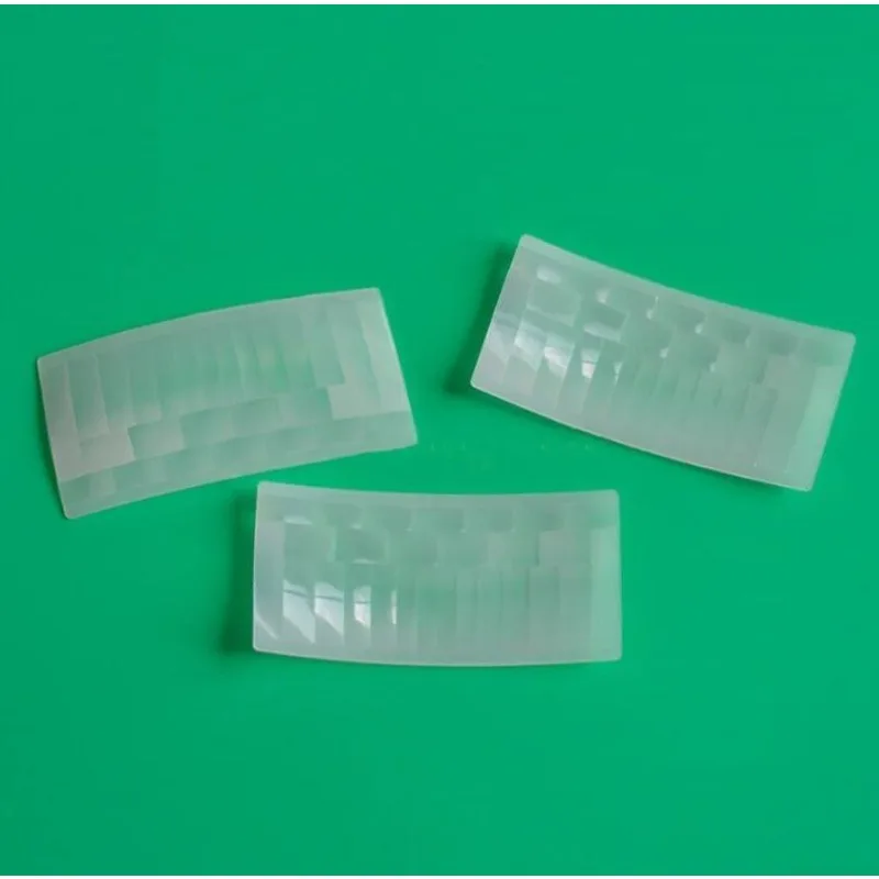 10PCS 68X34mm Fresnel Focal Length 25mm PIR Lens HDPE Human Body Infrared Sensor Lens Lenses
