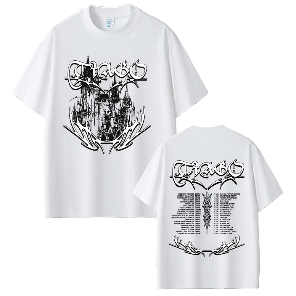 Camisetas de Tiago PZK Merch 2026 para Hombre y Mujer, Estilo Hip Hop, Metal, Rock, Camisetas de Manga Corta Oversize, Camisetas Casuales de Moda Masculina