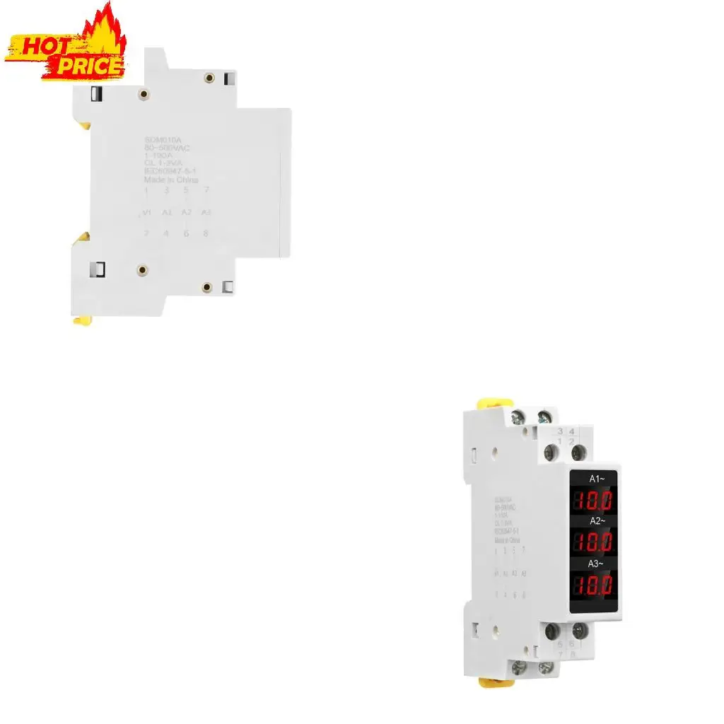 

Three Phase Modular Current Meter Gauges Din Digital Ammeter 100A