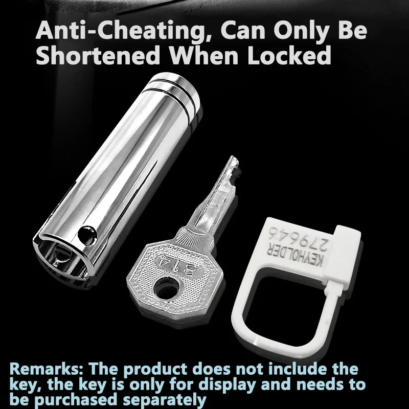 Anti-Cheating Metal Chastity Device Key Storage Box Safe Cock Cage Unlock Keyholder With One-Time Chastity Games Couple Sex Toys