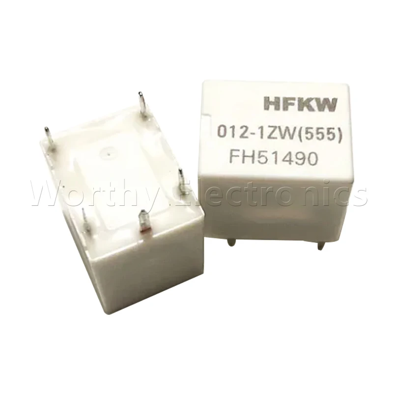 Free shipping 10pcs/lot relay 12VDC 5PIN HFKW-012-1ZW(555)