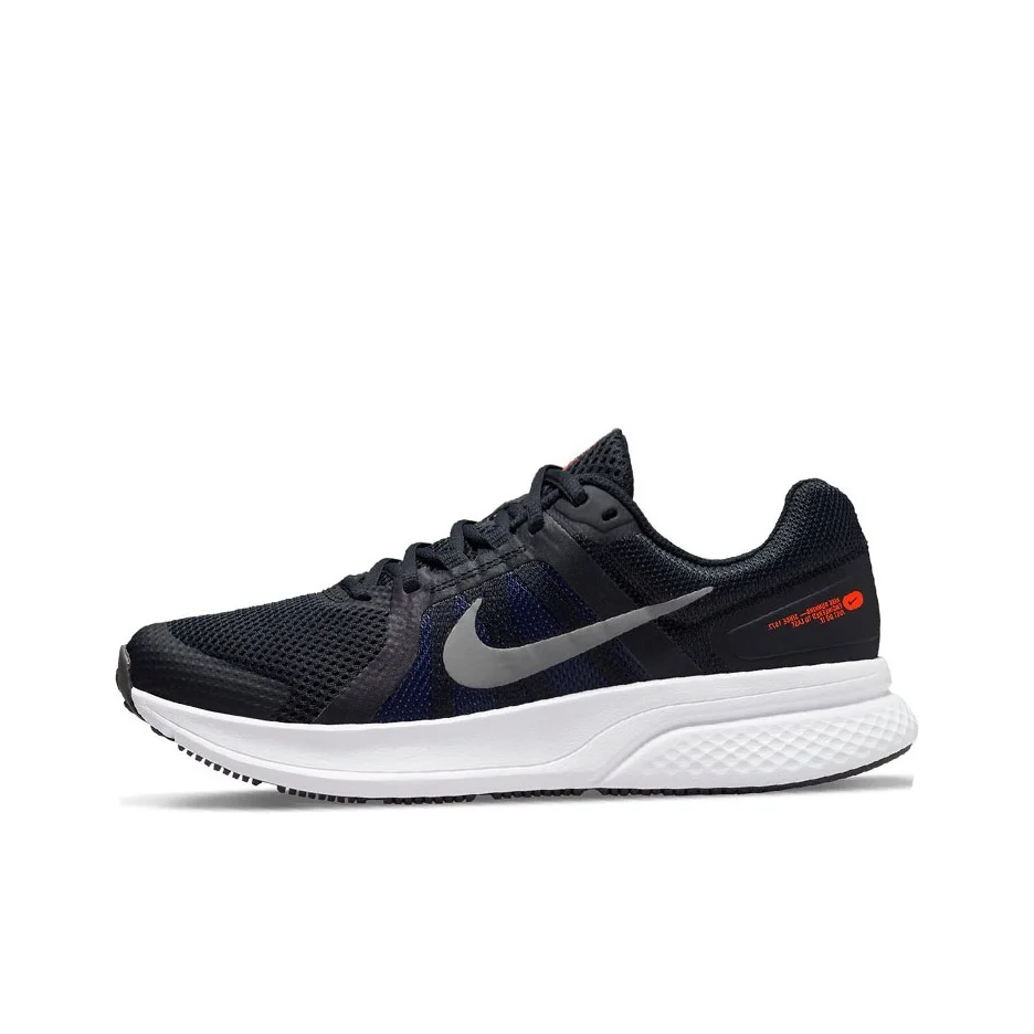 Nike Run Swift 2 Running Shoes Men's Low Top Black/Blue/Gray CU3517-401