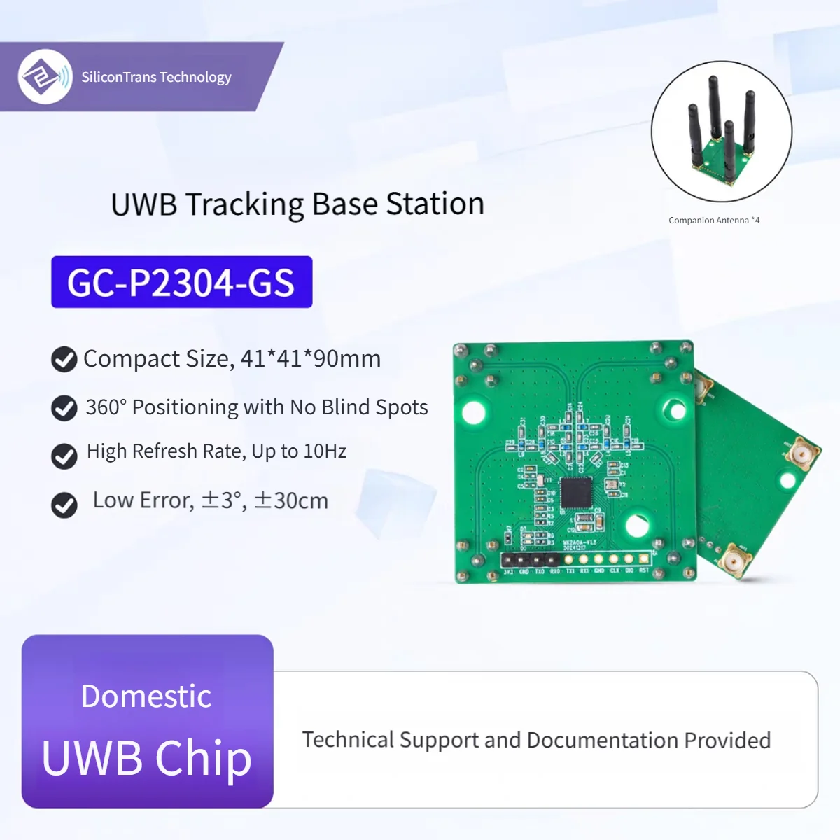 ‌uwb-following-module-for-vehicles-360°-pdoa-ranging-angle-measurement-omnidirectional-aoa-following