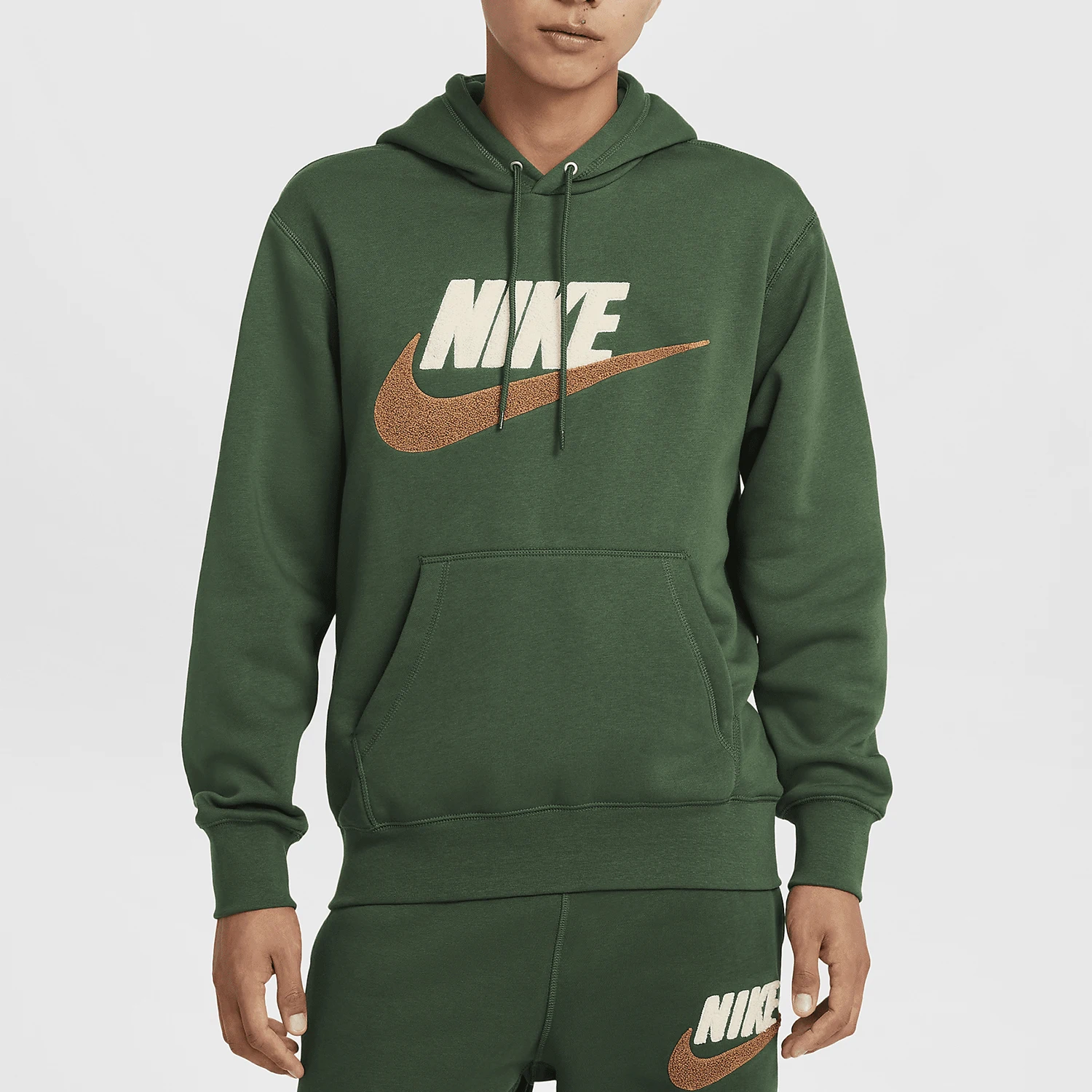 

Мужская флисовая толстовка с капюшоном Nike из натурального клуба FN3105-323