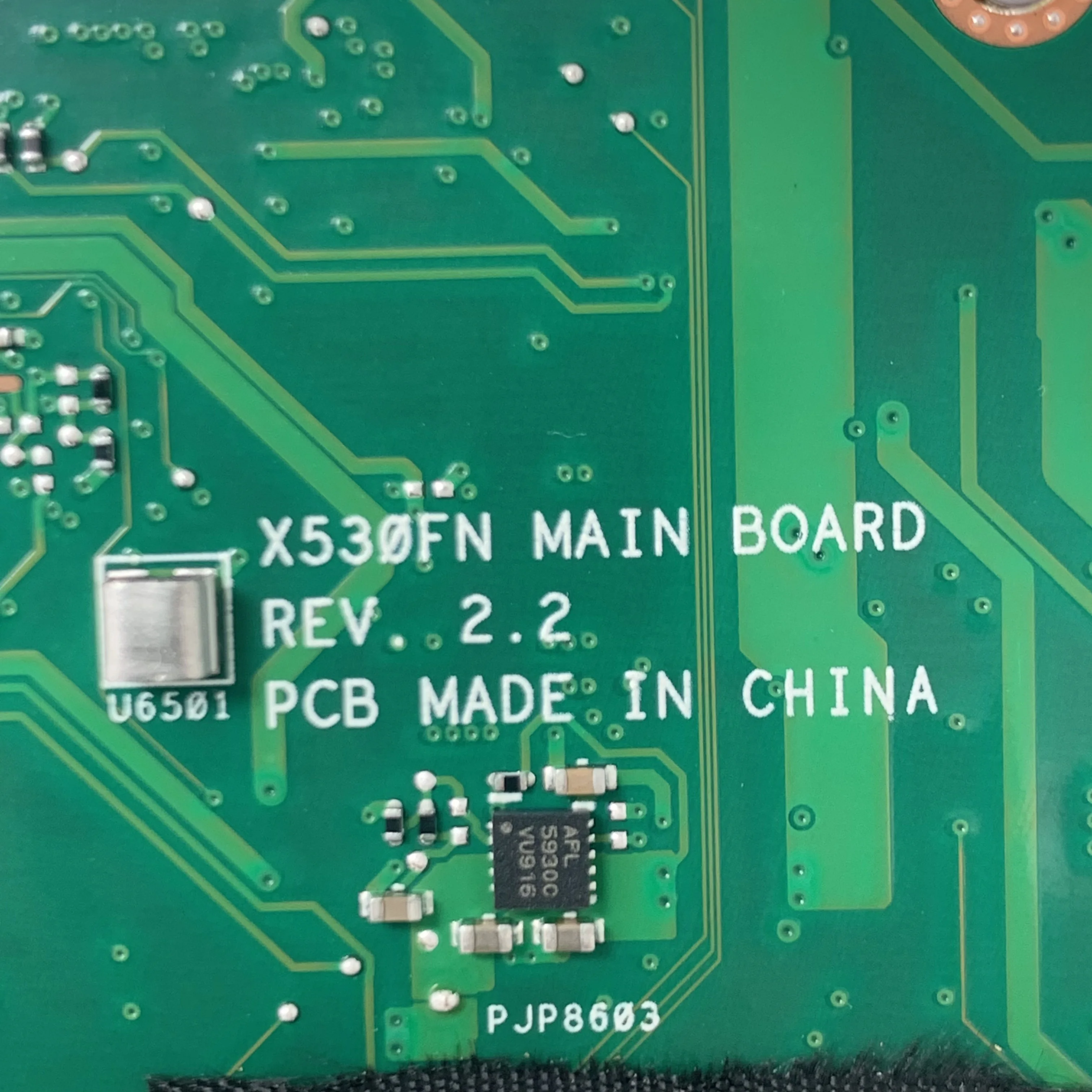 X530FN REV.2.2 Con SREJQ I5-8265U CPU Scheda madre di alta qualità per ASUS VivoBook X530FN Scheda madre del computer portatile 100% completamente funzionante bene