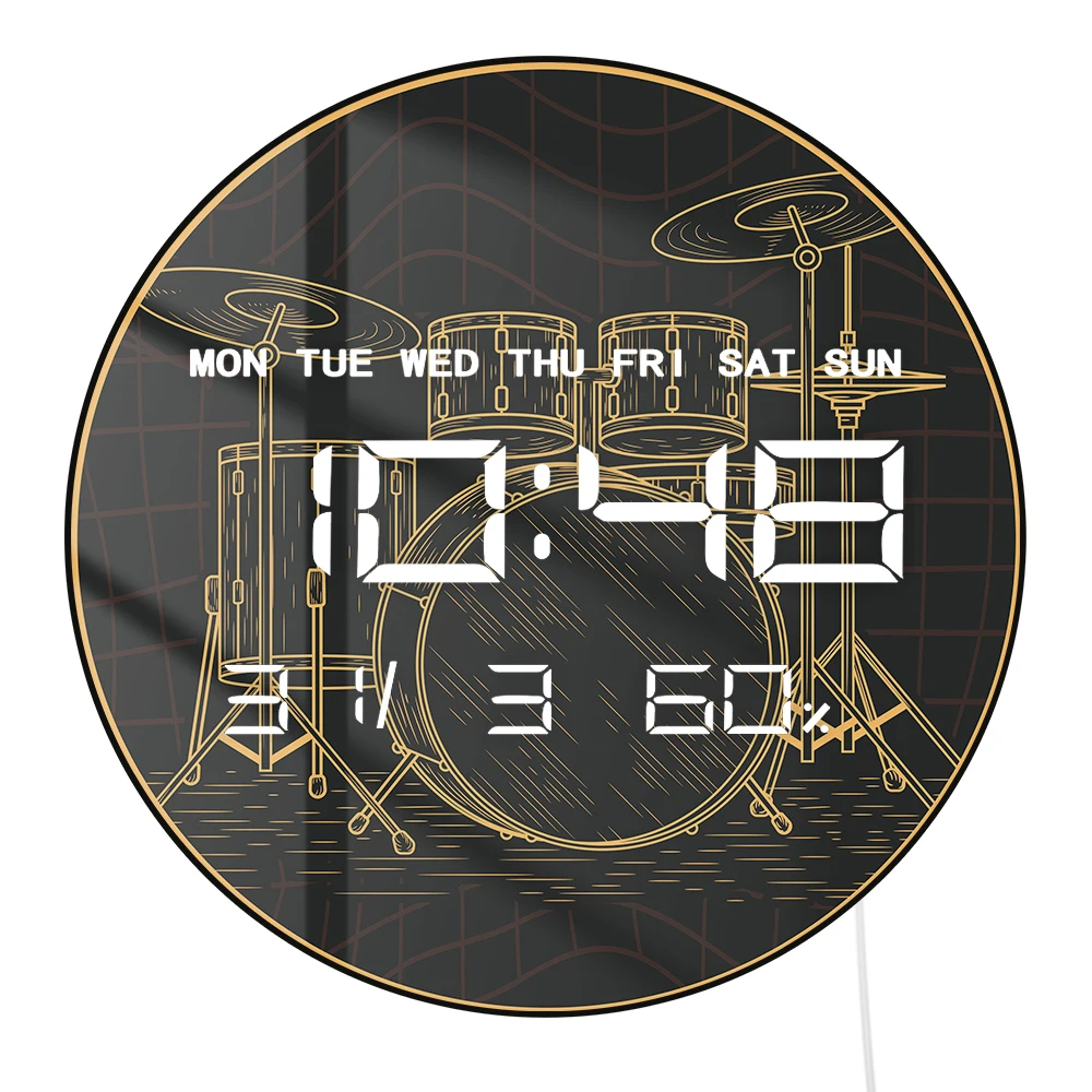 Music Drum Kits Led…