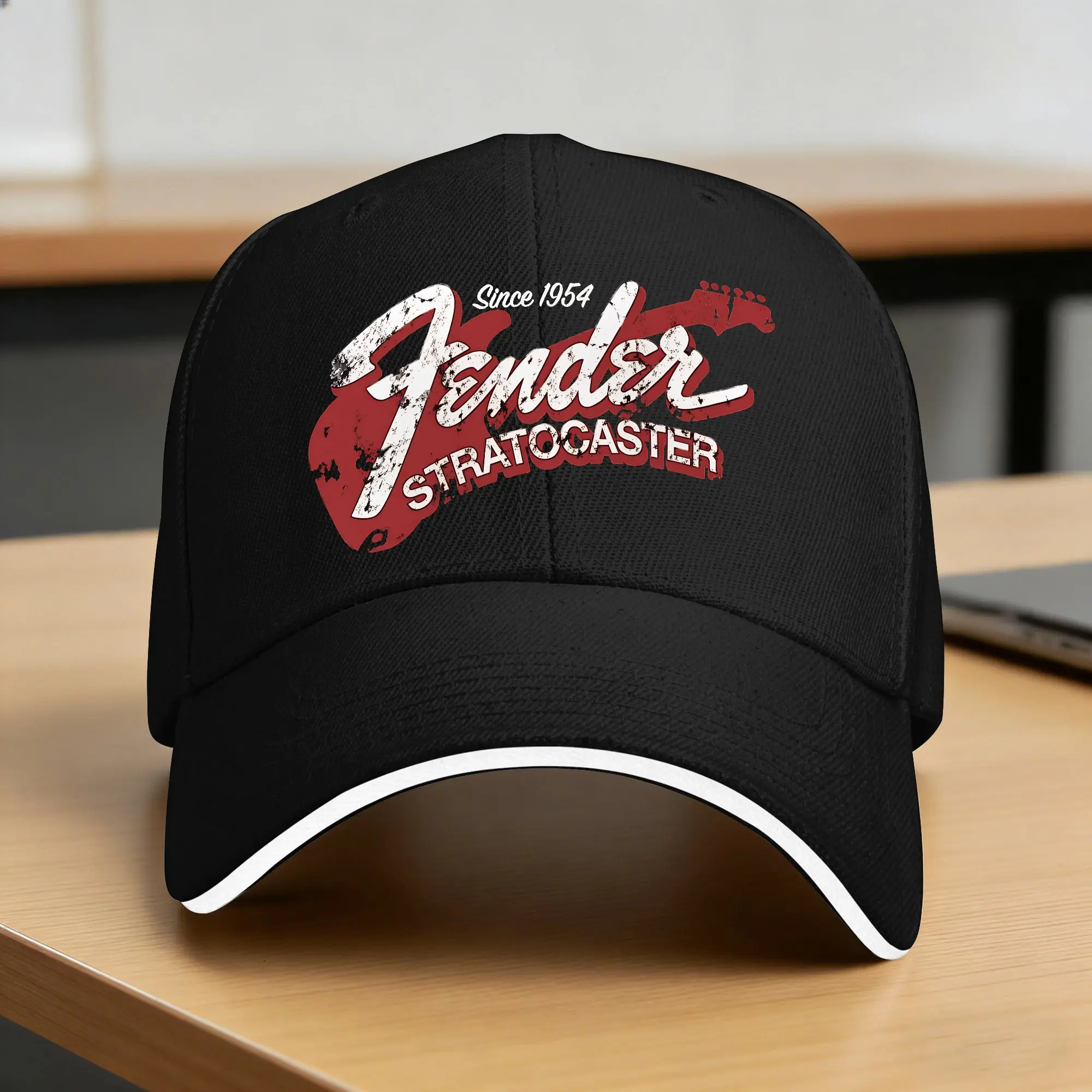 Fender Jimi Hendrix Electric Guitar Baseball Cap Couple Women Hip Hop Hats Outdoor Sport Baseball Caps Birthday Gift