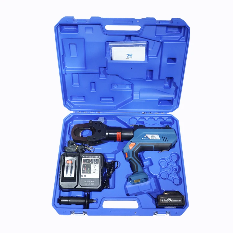 

ECT-55 Battery Operated 12T Hydraulic Electric Cutter Steel Cable Cutter for Hydraulic Applications With LCD Display