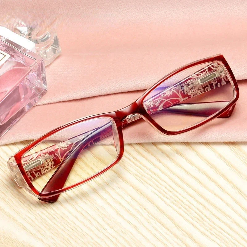 Cat Eye Reading Glasses Women Retro Presbyopic Glasses Pattern Eyeglasses Legs Resin Frame Diopter +1.0 +1.5 +2.0 +2.5 +3.0 +3.5