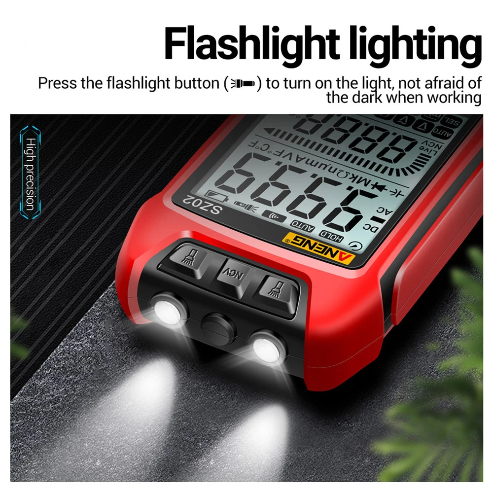 SZ02/SZ01 Professional Digital Multimeter Smart Tester 9999 Counts True RMS Electrical Capacitance Meter Auto Range Multimetres