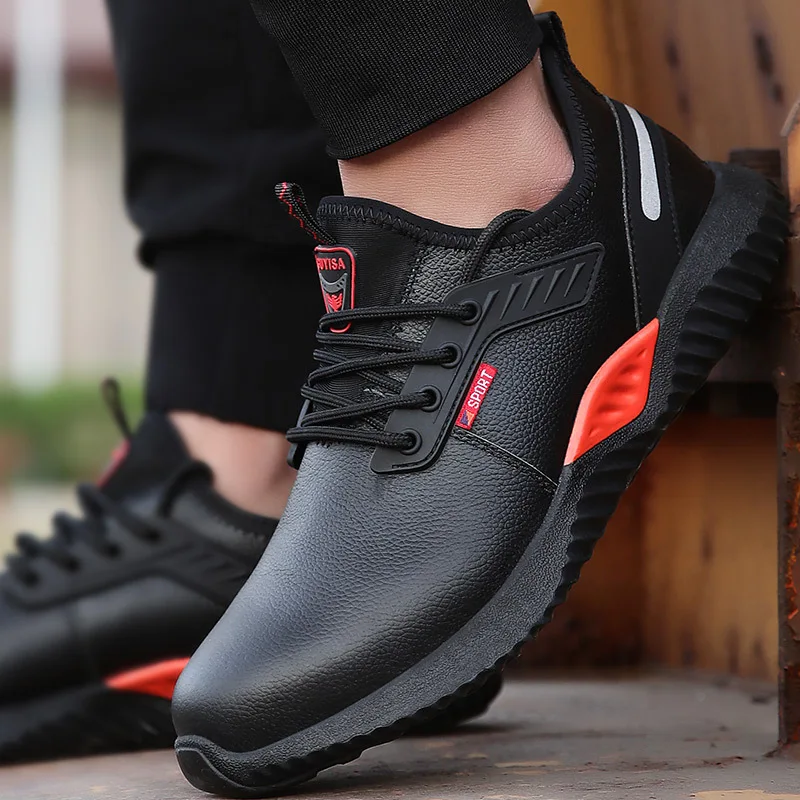 أحذية أمان رجالية أحذية رياضية مضادة للثقب أحذية عمل للرجال أحذية عمل للتنفس أحذية رجالية خفيفة الوزن أحذية عمل رجالية
