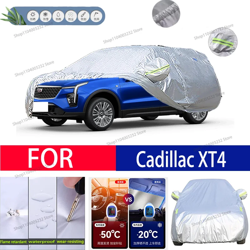 

For Cadillac XT4 Car clothing sun protection snow prevention antifreeze car protective cover auto cover