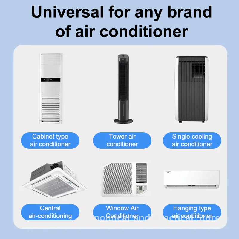 All-in-One Air Conditioner Remote Control, Works With All Major Brands
