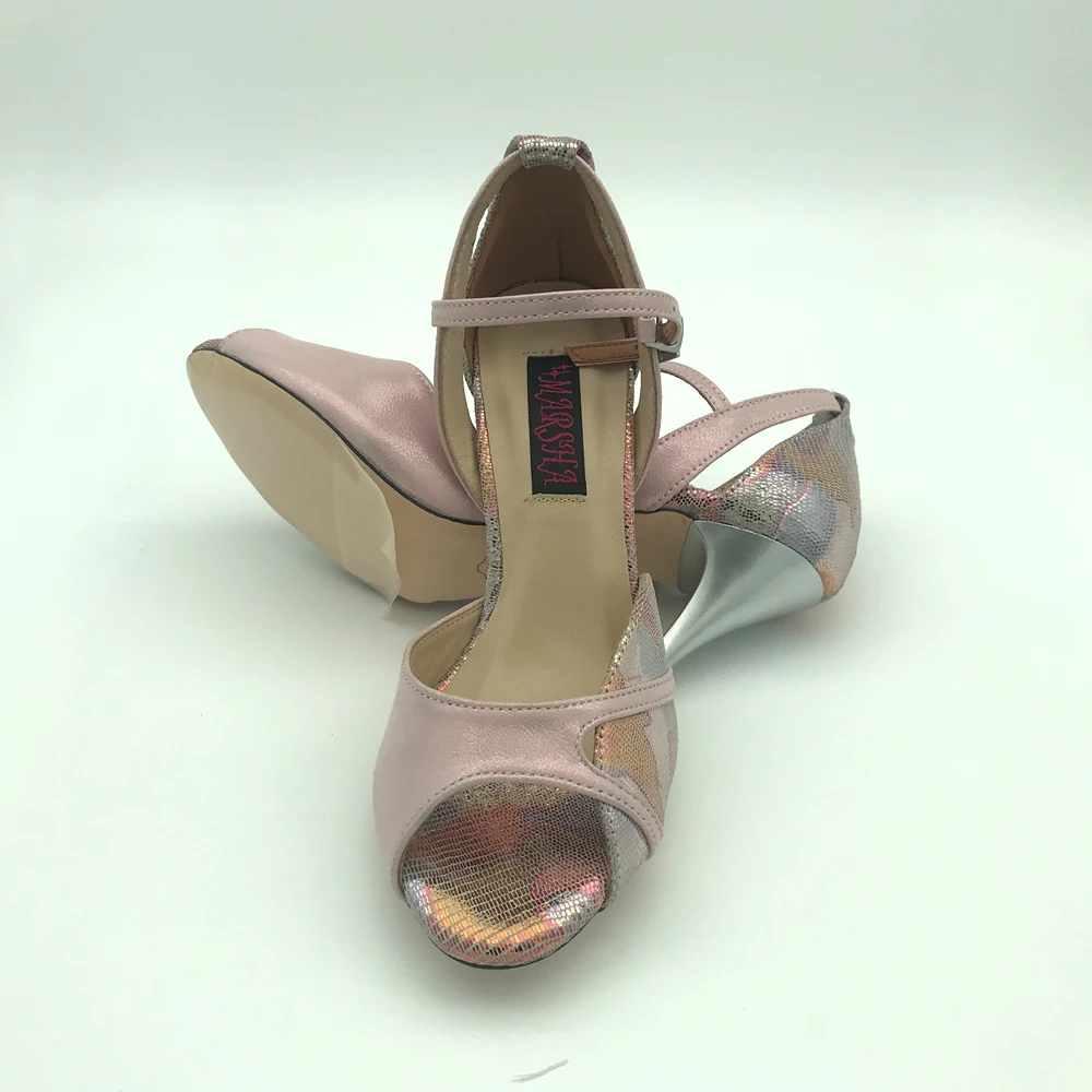 NEW Comfortable Argentina Tango Dance Shoes Party Shoes Wedding Shoes leather outsole T6236PPCL 7.5cm 9cm heel shipping free