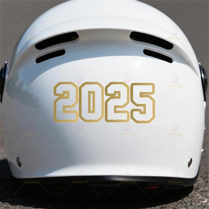 Autocollant numéro de voiture en or 0-9, 1 pièce, pour vitres avant de voiture, porte de coffre, carénage de moto, garde-boue, casque, réservoir de carburant, autocollants en vinyle de vélo