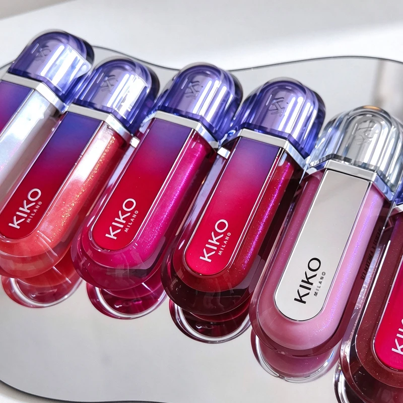 KIKO Limited Edition 3D Hydra Xtreme Lip Gloss 6ml Mirror Shine Plumping Lipgloss Glitter Hydrating Non-sticky Makeup Pink Pulse