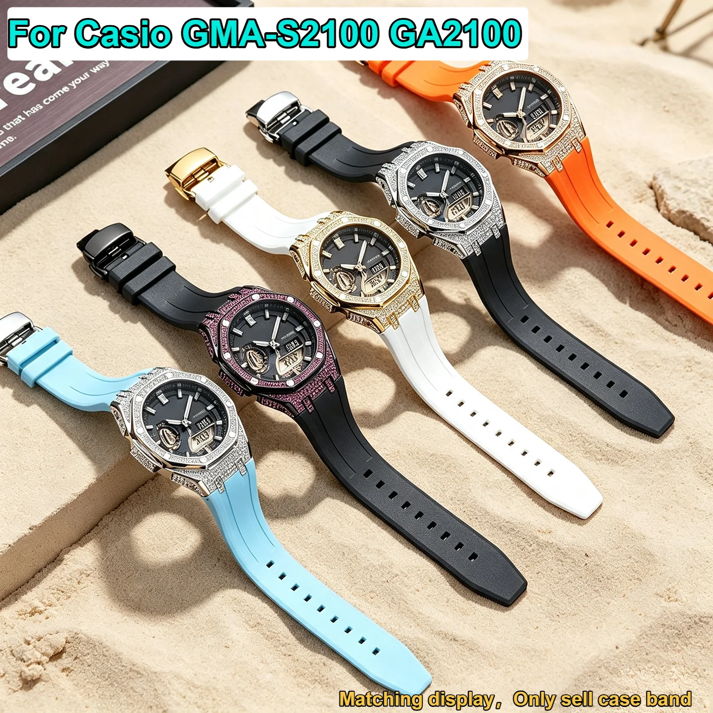 kit-de-modificacion-de-bisel-metalico-con-diamantes-ga-2100-para-casio-gma-s2100-ga2100-g-shock-caja-de-acero-inoxidable-correa-de-reloj-de-caucho-fkm-accesorios-de-repuesto