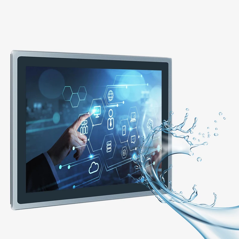 10.4'' Good Quality Panel Pc I5-7th Gen Industrial Touch Panel Pc Square Screen 8+128G DDR4 4GB RAM Intel Core I5 Computer