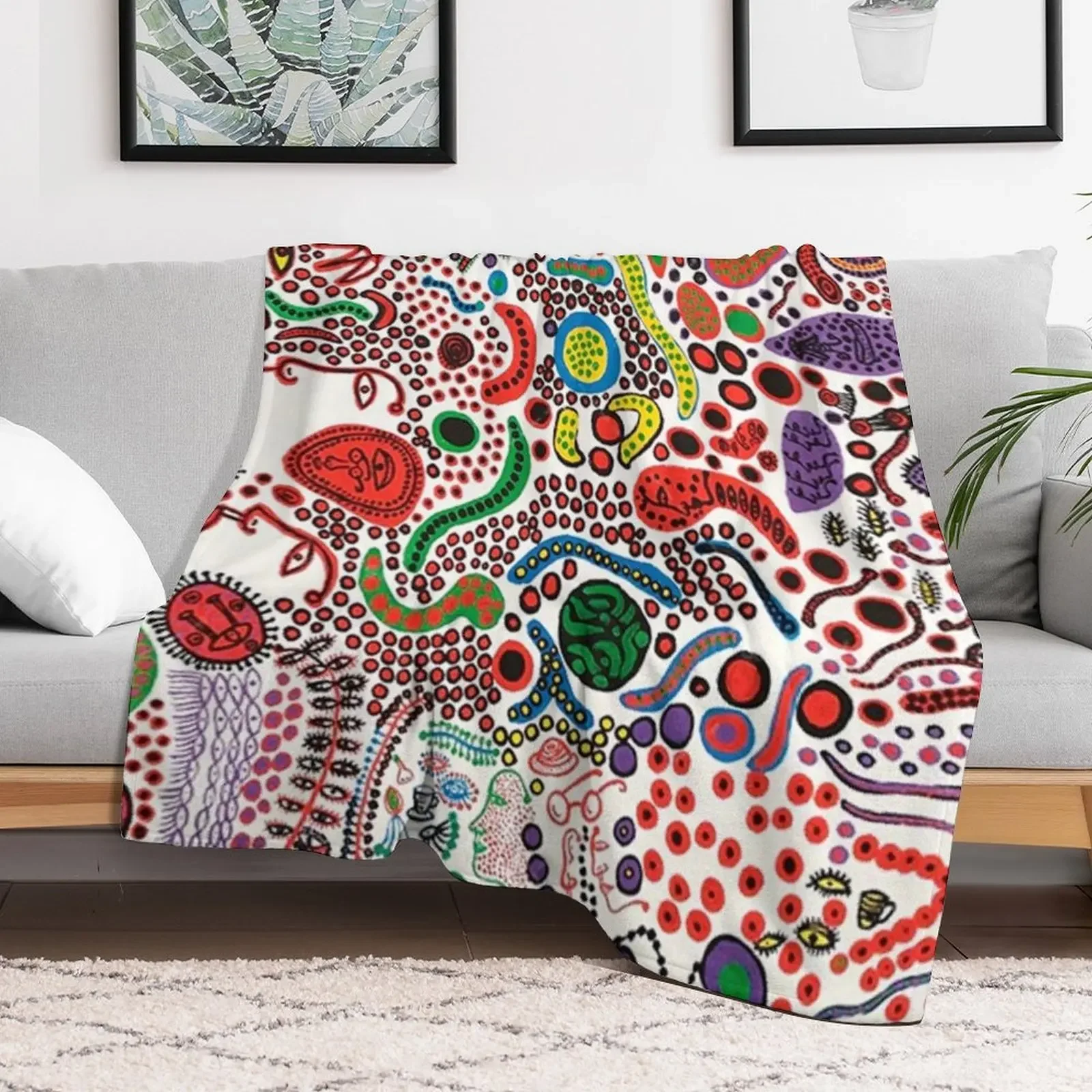 Yayoi Kusama Endless Life Throw Blanket cosplay anime Sofa Blankets