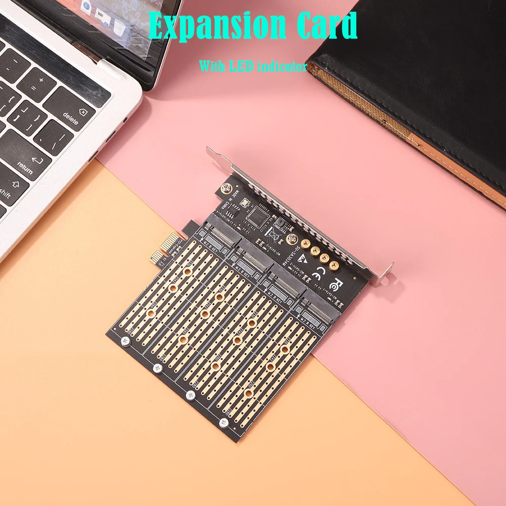 

SA3034M NVME M.2 to PCI-E 1x Expansion Card Desktop PC 2230/2242/2260/2280 Part Support M-Key NVME/B-Key SATA Hard Disk