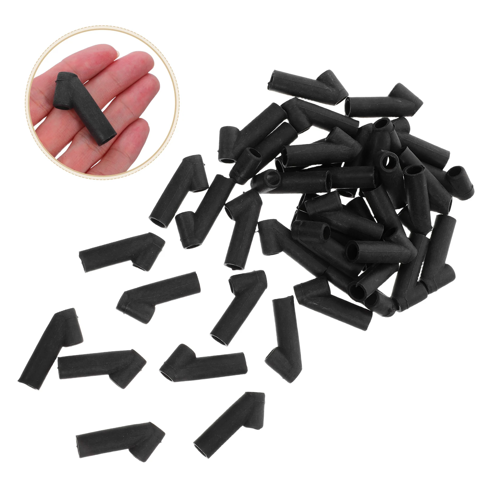 40 قطعة موصلات إطار الطائرة الورقية البلاستيكية بزاوية مستقيمة قضيب لتقوم بها بنفسك طائرة ورقية صنع الملحقات هيكل آمن عالمي صالح