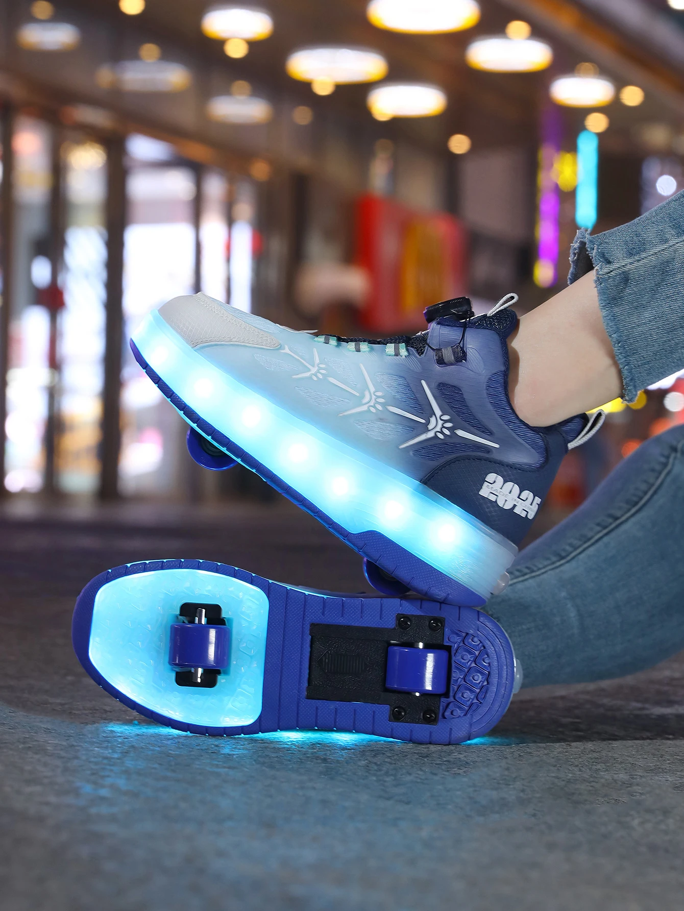 

Children's And Teenage Roller Skates - Fashionable Upgraded Edition with Enhanced Stability - Detachable Dual-Use Sports Shoe