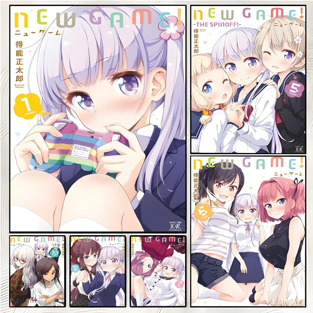 GAME Manga Workplace New Game! Poster Superior Home Space  Indoor Decorative Art & Home Decor