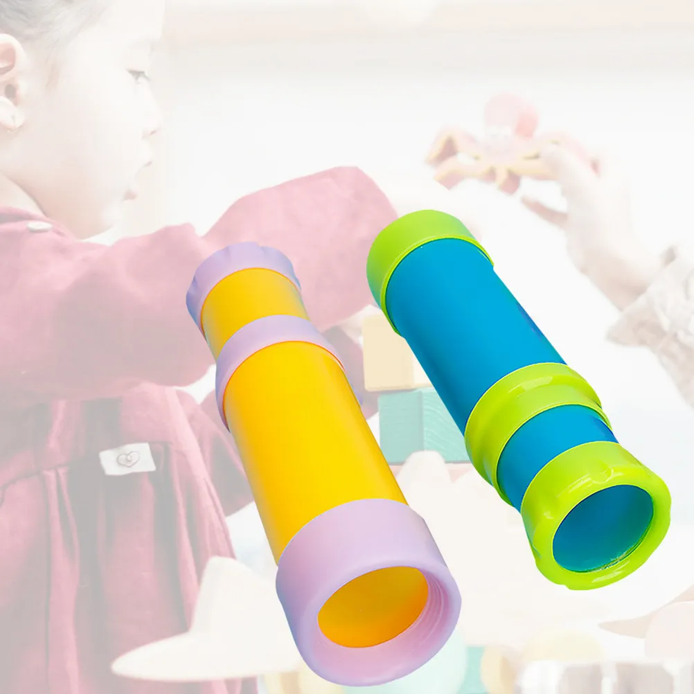 2-pecas-de-telescopio-educacional-infantil-acessorios-divertidos-para-jogos-presente-de-aniversario-colorido-e-desmontavel-para-criancas